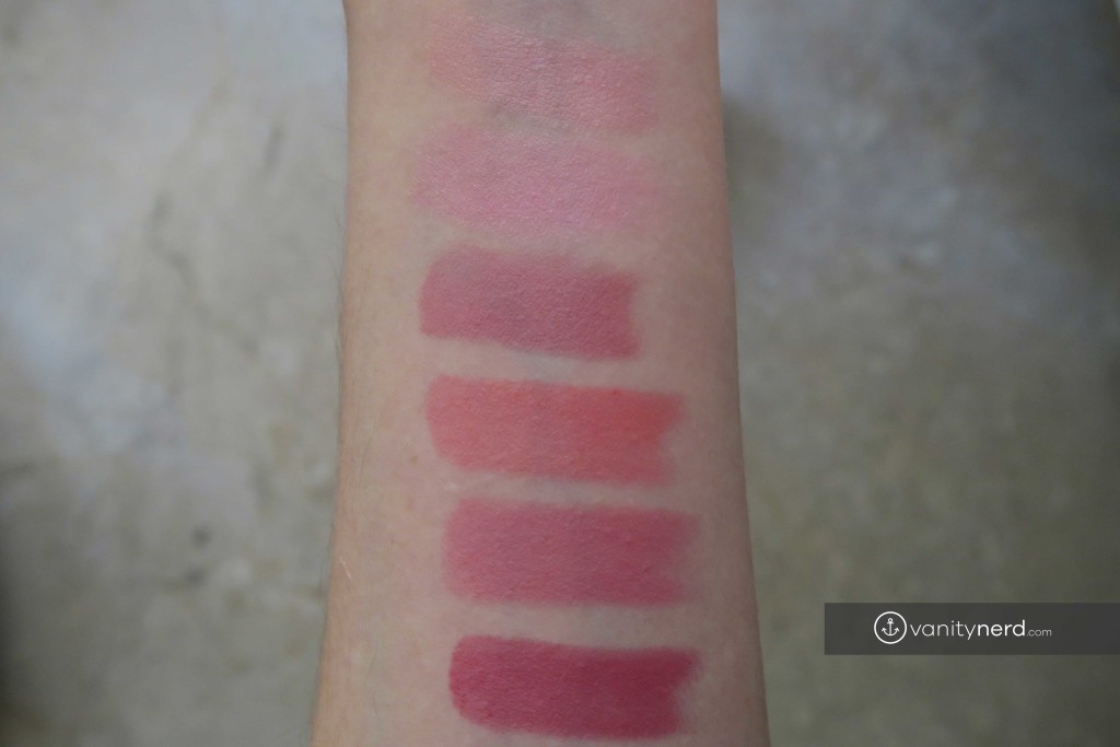 Blushed Nudes Swatches